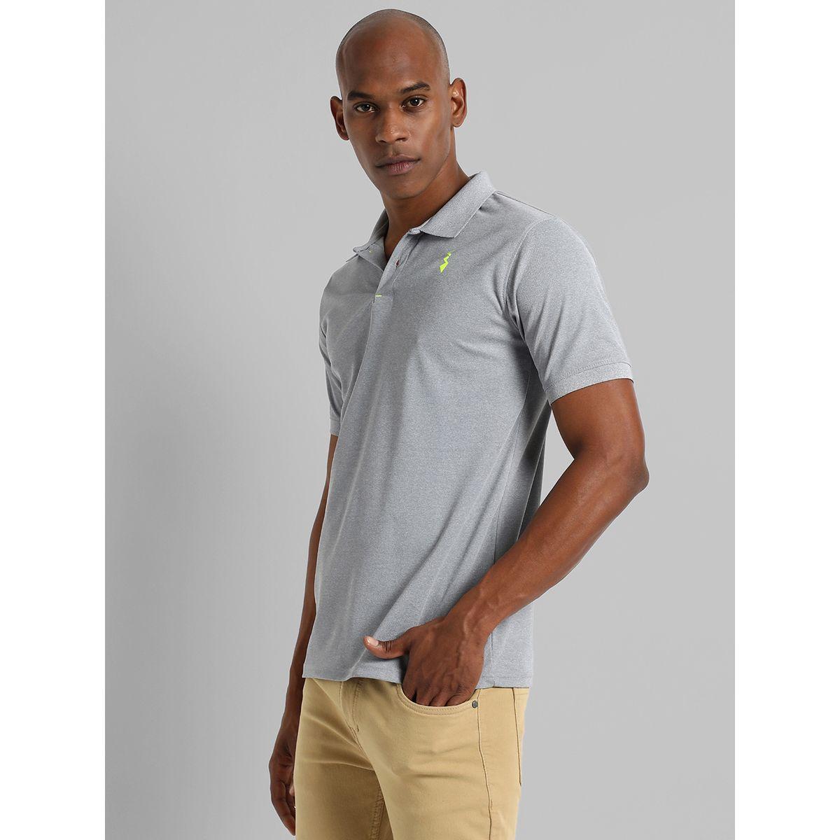 Campus Sutra X Styli  Solid Activewear Polo with Logo Detail-men-clothing-sportswearandactivewear-tshirtsandpolos-image-1