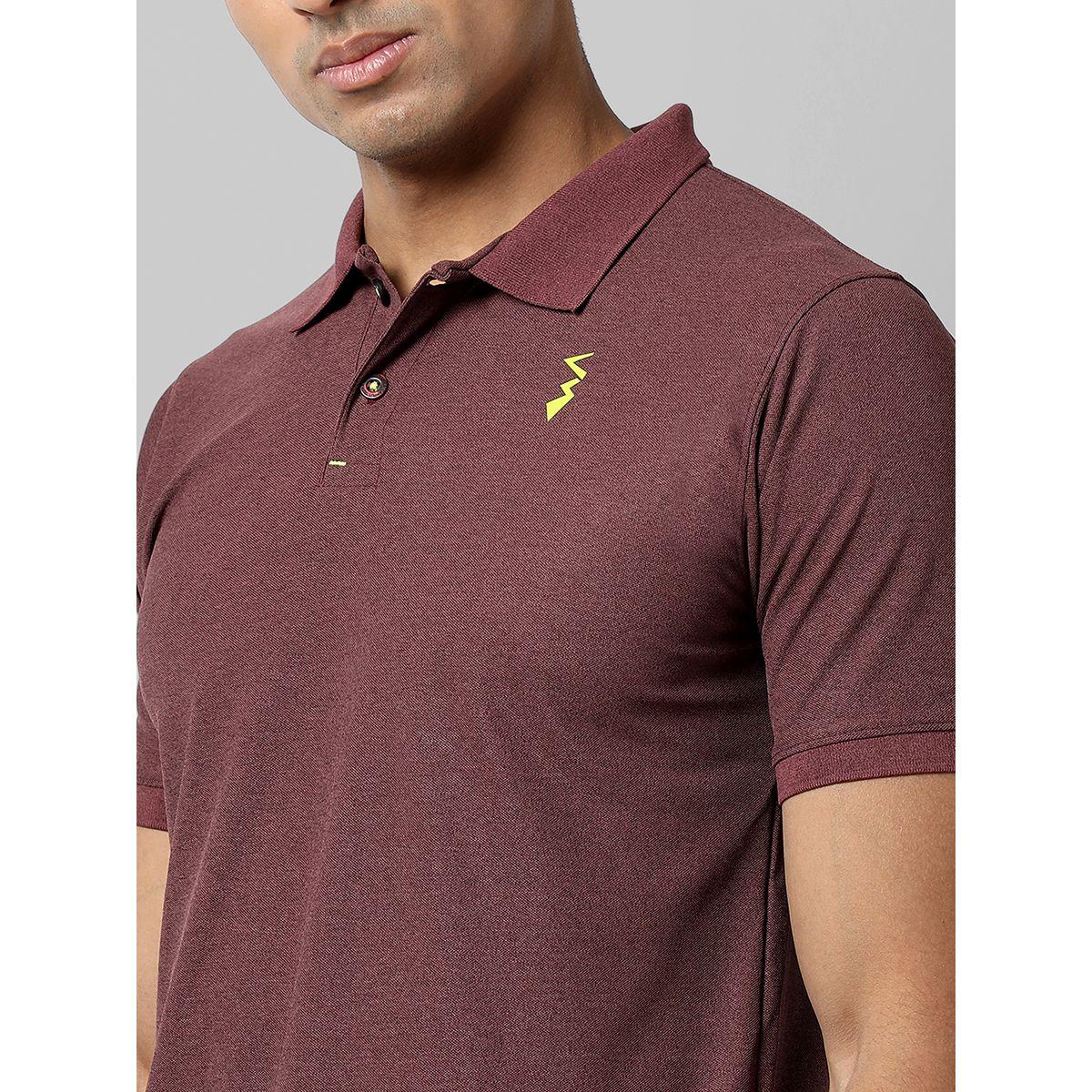 Campus Sutra X Styli  Solid Activewear Polo with Logo Detail-men-clothing-sportswearandactivewear-tshirtsandpolos-image-2