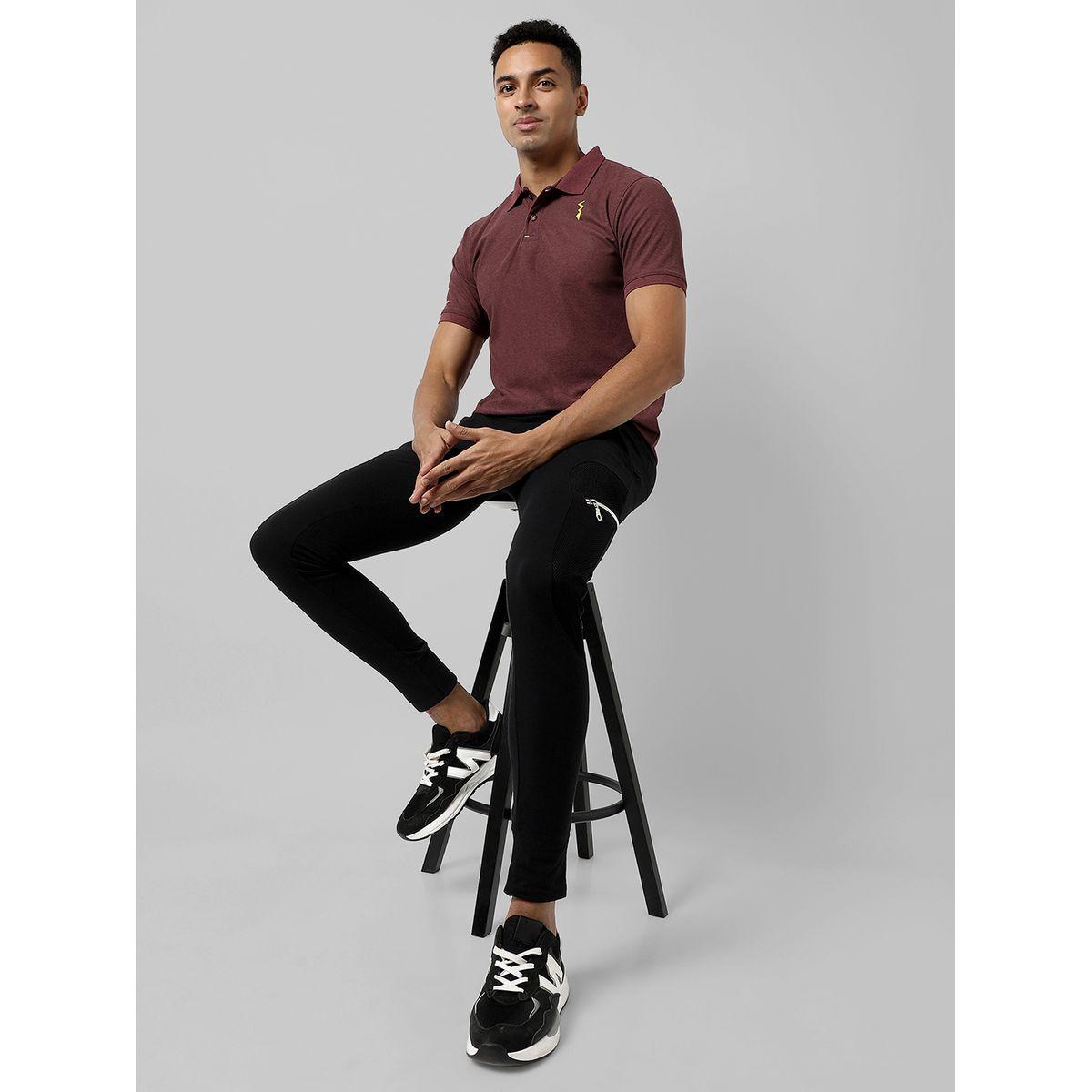 Campus Sutra X Styli  Solid Activewear Polo with Logo Detail-men-clothing-sportswearandactivewear-tshirtsandpolos-image-4