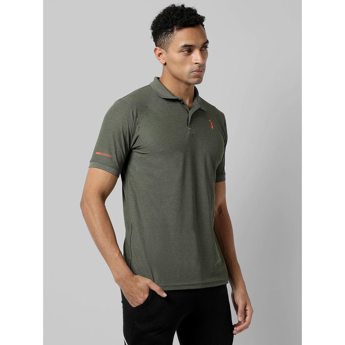 Campus Sutra X Styli  Solid Activewear Polo with Logo Detail-men-clothing-sportswearandactivewear-tshirtsandpolos-image-1