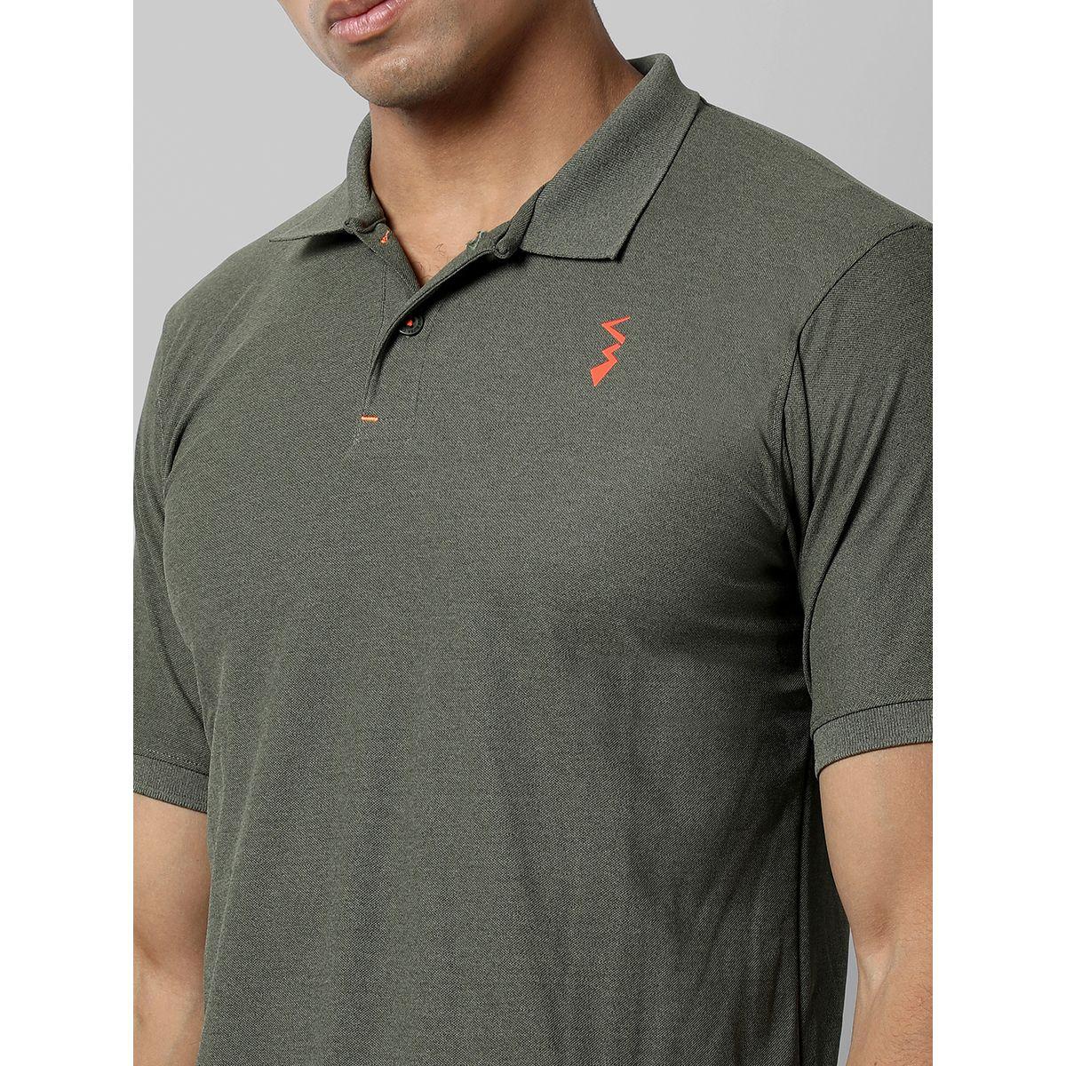Campus Sutra X Styli  Solid Activewear Polo with Logo Detail-men-clothing-sportswearandactivewear-tshirtsandpolos-image-2