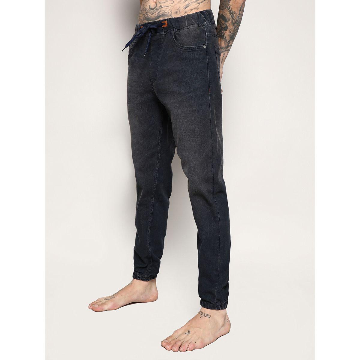 جينز بحافة مشدودة مع رباط خصر كامبوس سوترا × ستايلي-men-clothing-bottoms-jeans-image-4