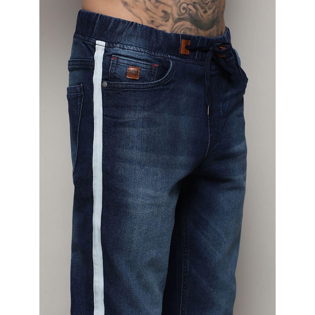 Campus Sutra X Styli  Side Striped Detail Slim Fit Jeans-men-clothing-bottoms-jeans-image-3