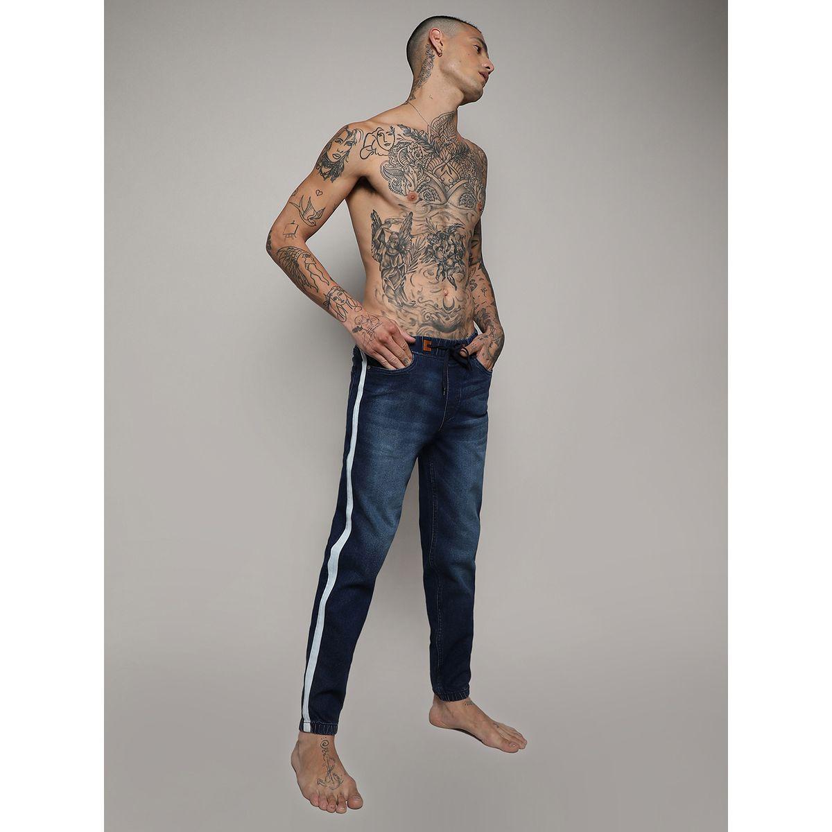 Campus Sutra X Styli  Side Striped Detail Slim Fit Jeans-men-clothing-bottoms-jeans-image-4