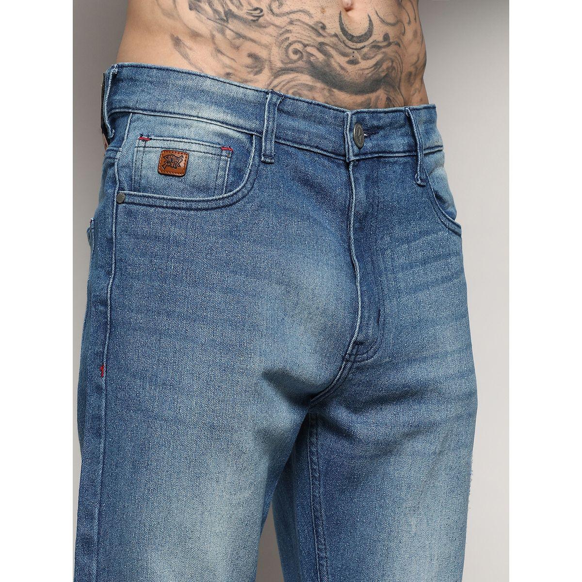 بنطال بقصة مستدقة مع تفاصيل ممزقة كامبوس سوترا × ستايلي-men-clothing-bottoms-jeans-image-3