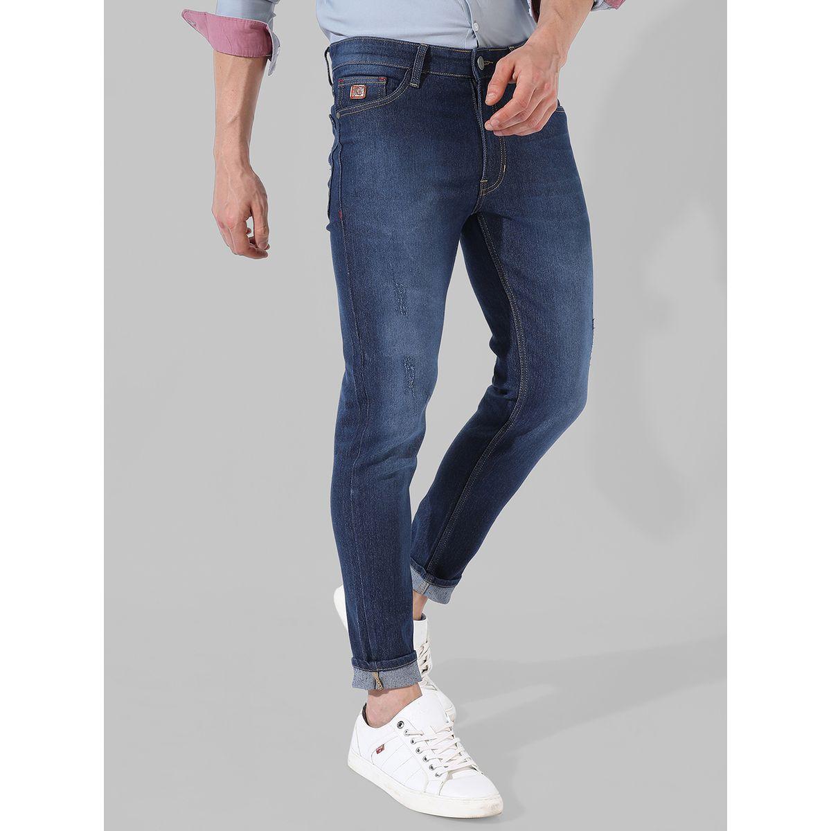 Campus Sutra X Styli  Rolled Hem Slim Fit Jeans-men-clothing-bottoms-jeans-image-1