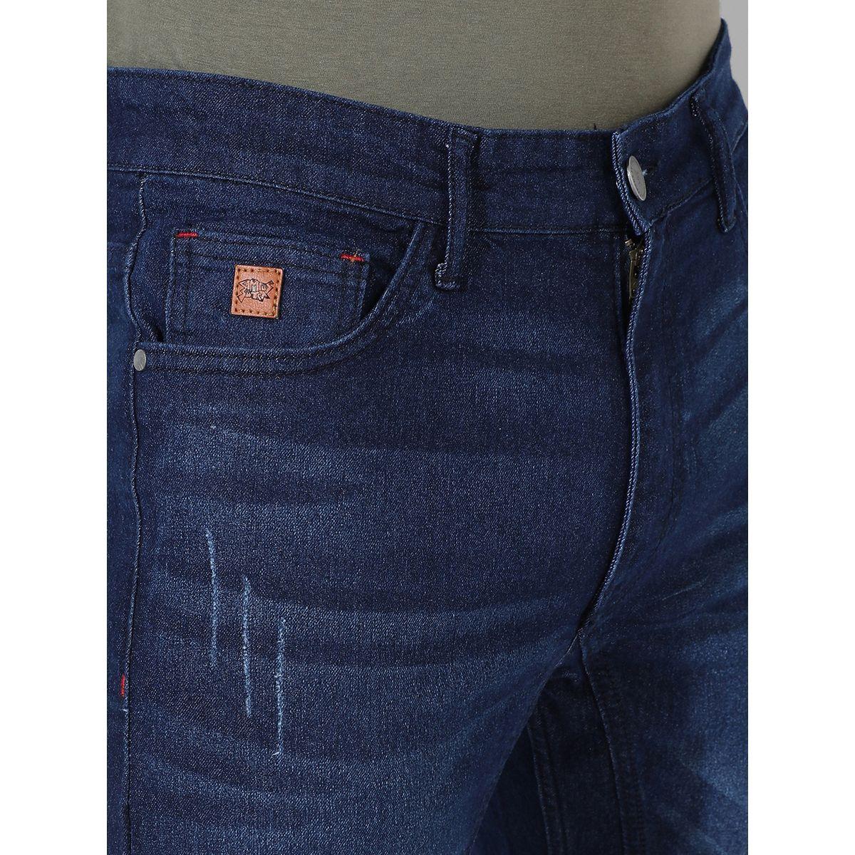 Campus Sutra X Styli  Light Distressed Slim Fit Jeans-men-clothing-bottoms-jeans-image-3