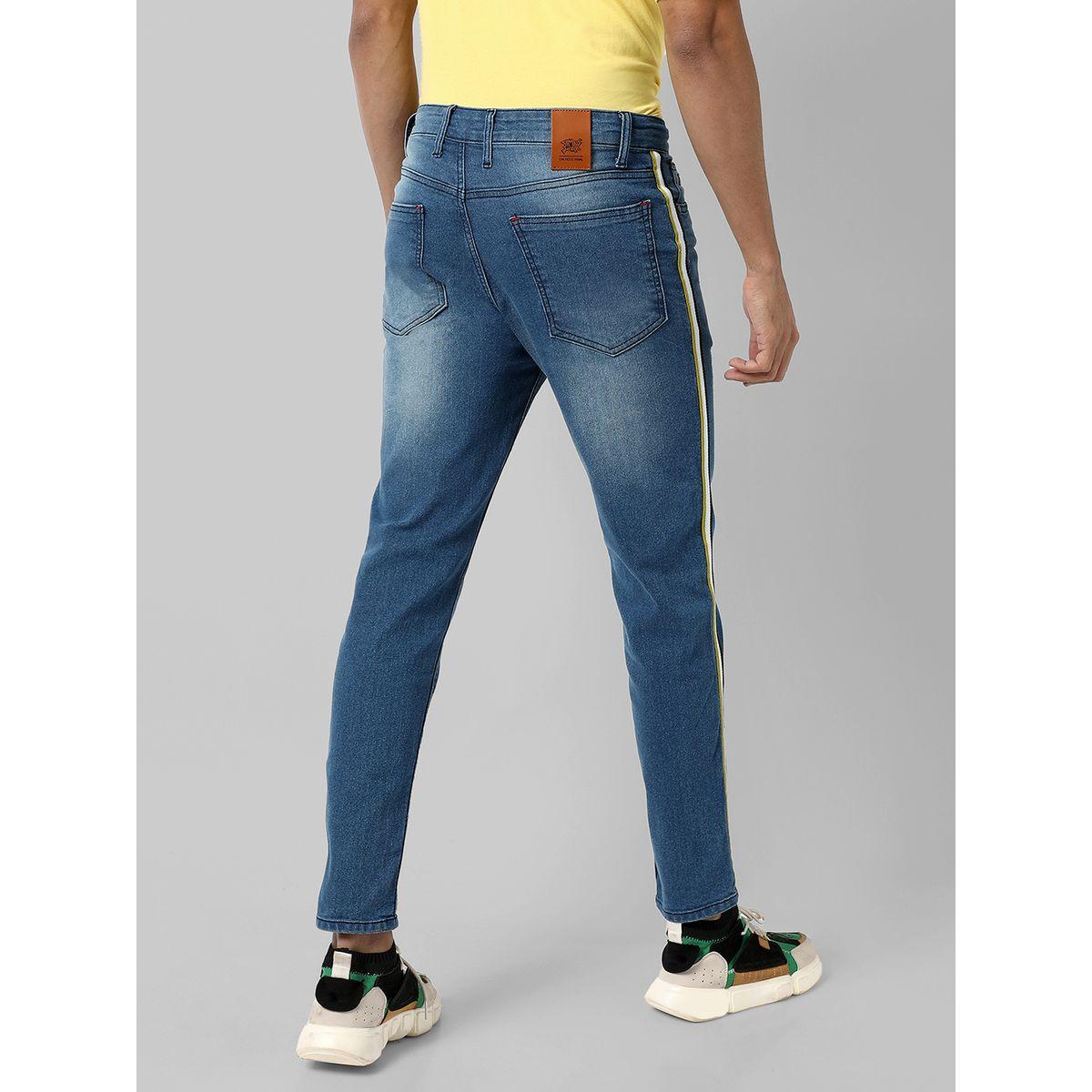 Campus Sutra X Styli  Contrast Side Striped Slim Fit Jeans-men-clothing-bottoms-jeans-image-2