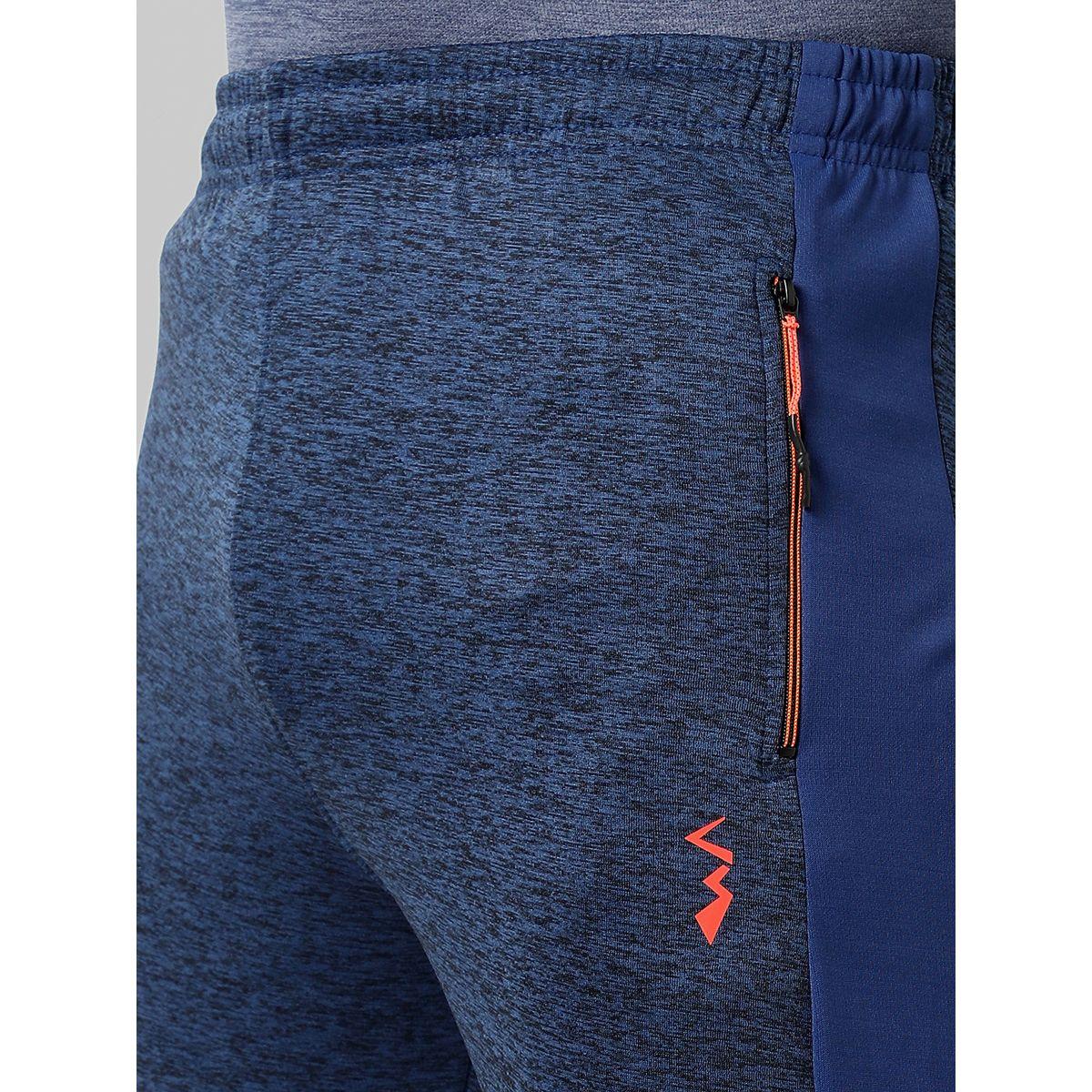 Campus Sutra X Styli  Cut & Sew Panel Heathered Track Pants-men-clothing-sportswearandactivewear-bottoms-image-3
