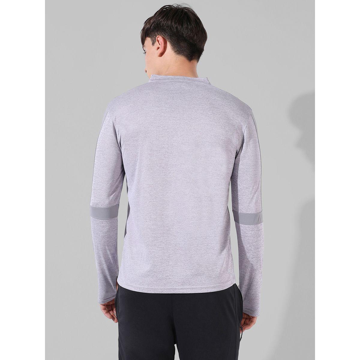Campus Sutra X Styli  Heathered Self-Design Long Sleeve T-Shirt-men-clothing-sportswearandactivewear-tshirtsandpolos-image-3
