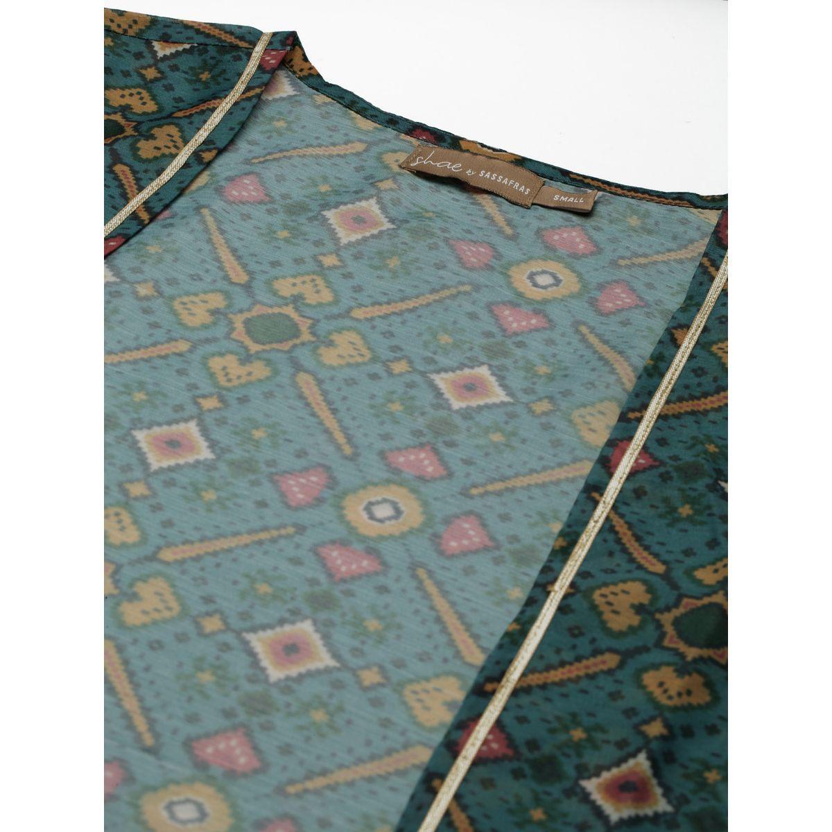 كيمونو طويل مفتوح من الامام ومطبع بالكامل ساسافراس × ستايلي-women-clothing-shirtsandblouses-shirts-image-2