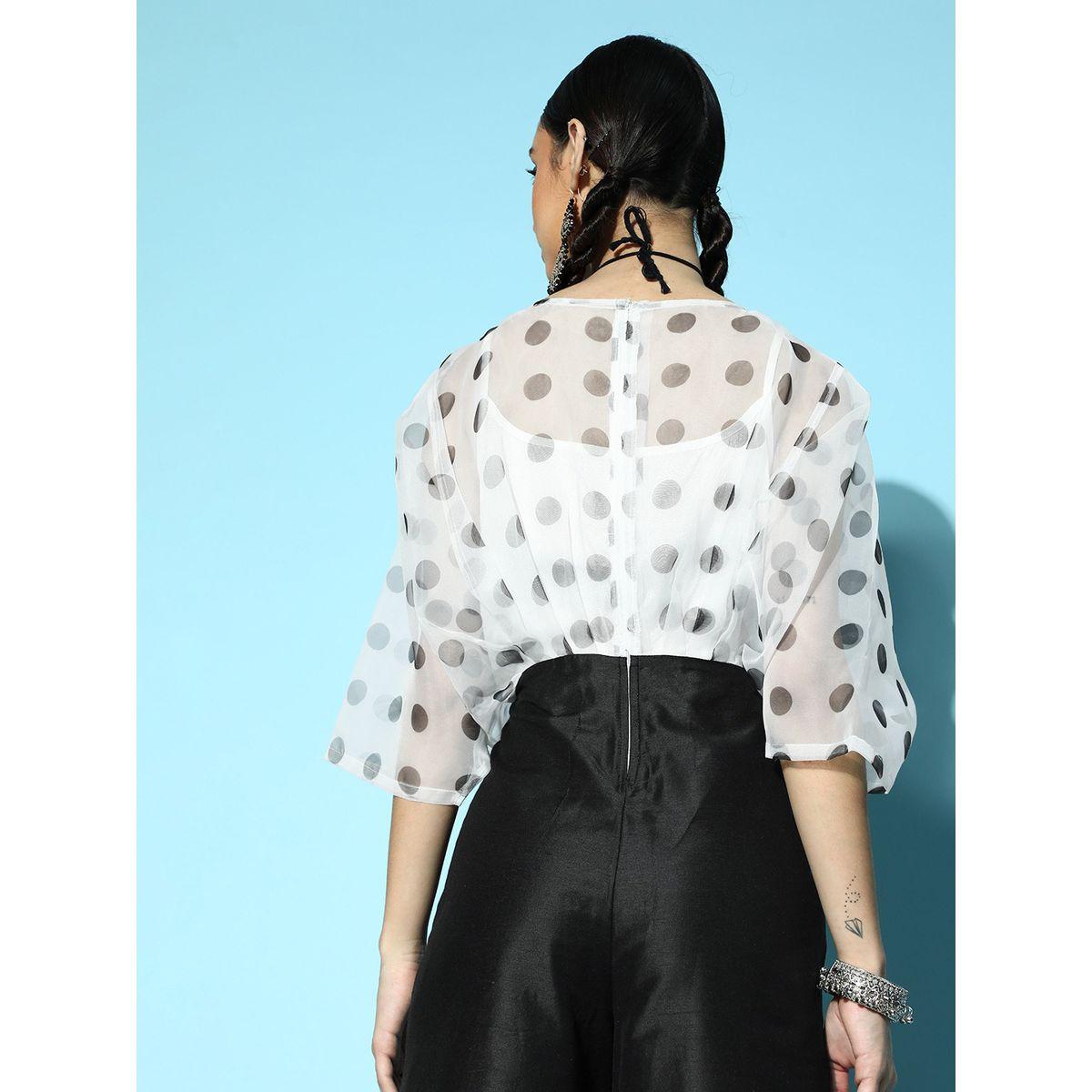 جمبسوت باكمام كيمونو ونقاط بولكا ساسافراس × ستايلي-women-clothing-jumpsuits-image-6