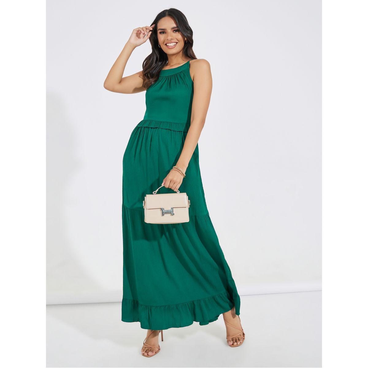Styli Frill Overlay Tiered Maxi Dress-women-clothing-dresses-image-1