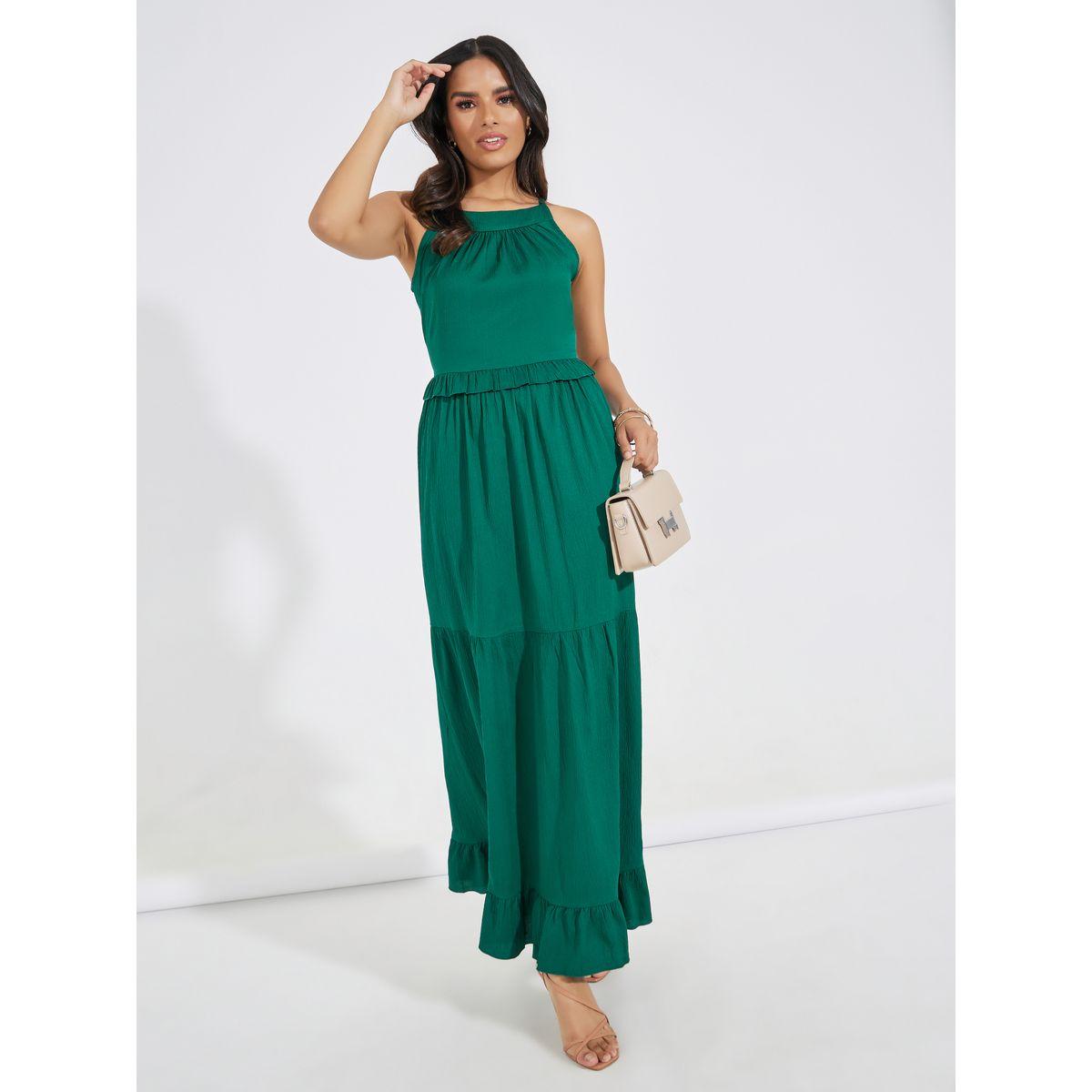 Styli Frill Overlay Tiered Maxi Dress-women-clothing-dresses-image-4