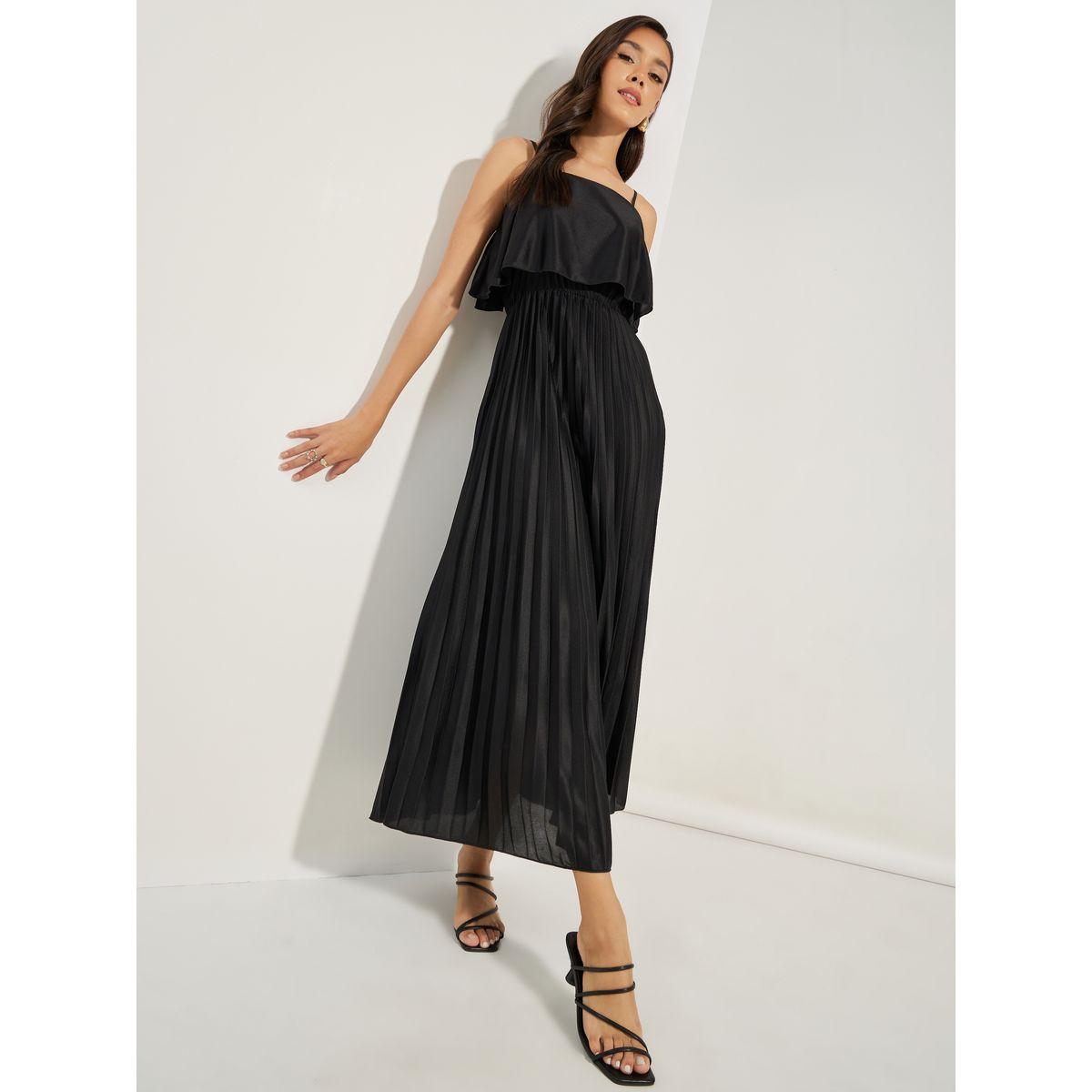 فستان طويل بحمالات مع كسرات-women-clothing-dresses-image-1
