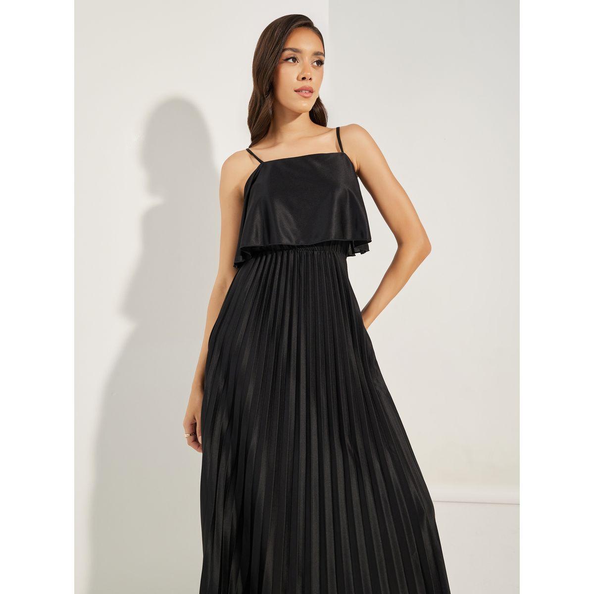 فستان طويل بحمالات مع كسرات-women-clothing-dresses-image-2