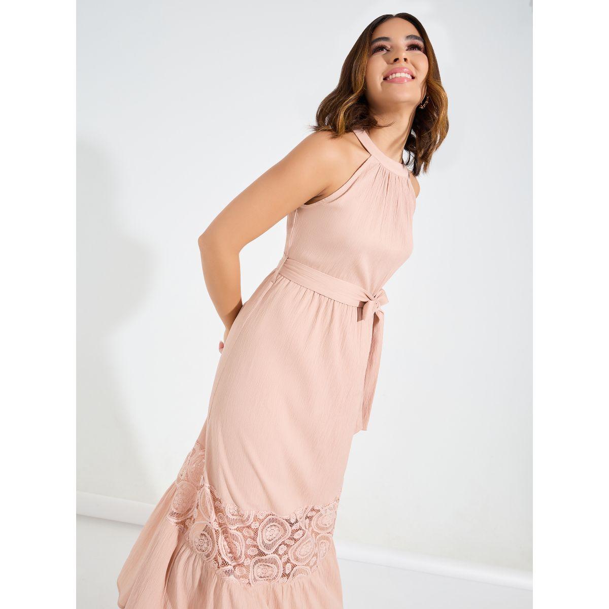 فستان طويل مزين بزهور مع رباط خصر-women-clothing-dresses-image-6
