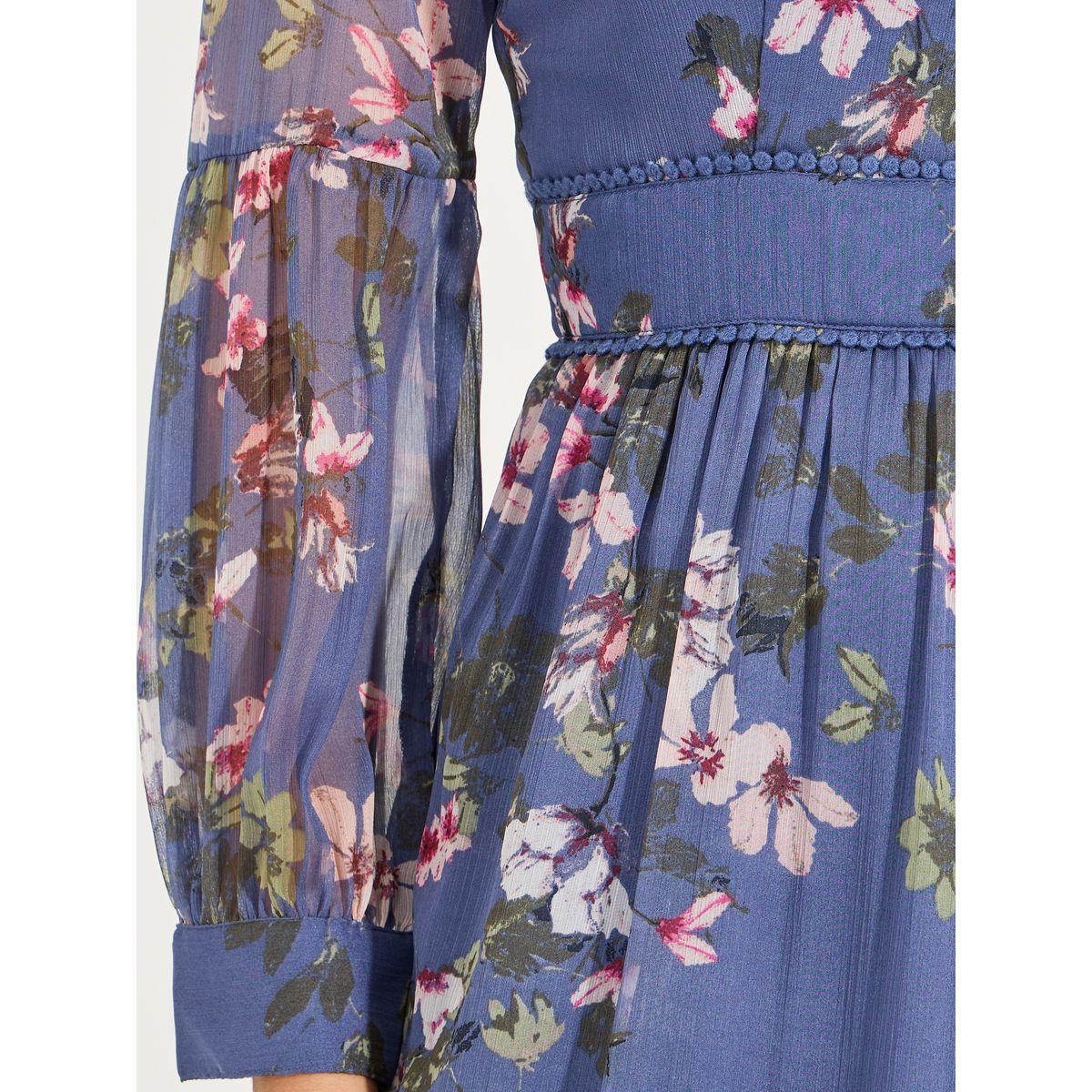 فستان ميدي مطبع بزهور مع كسرات-women-clothing-dresses-image-3
