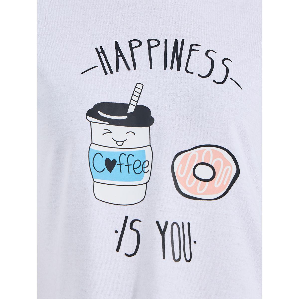 Styli Unwind Donut Graphic Drop Shoulder T-Shirt & AOP Pyjama Set-women-clothing-nightwear-pyjamas-longsets-image-3