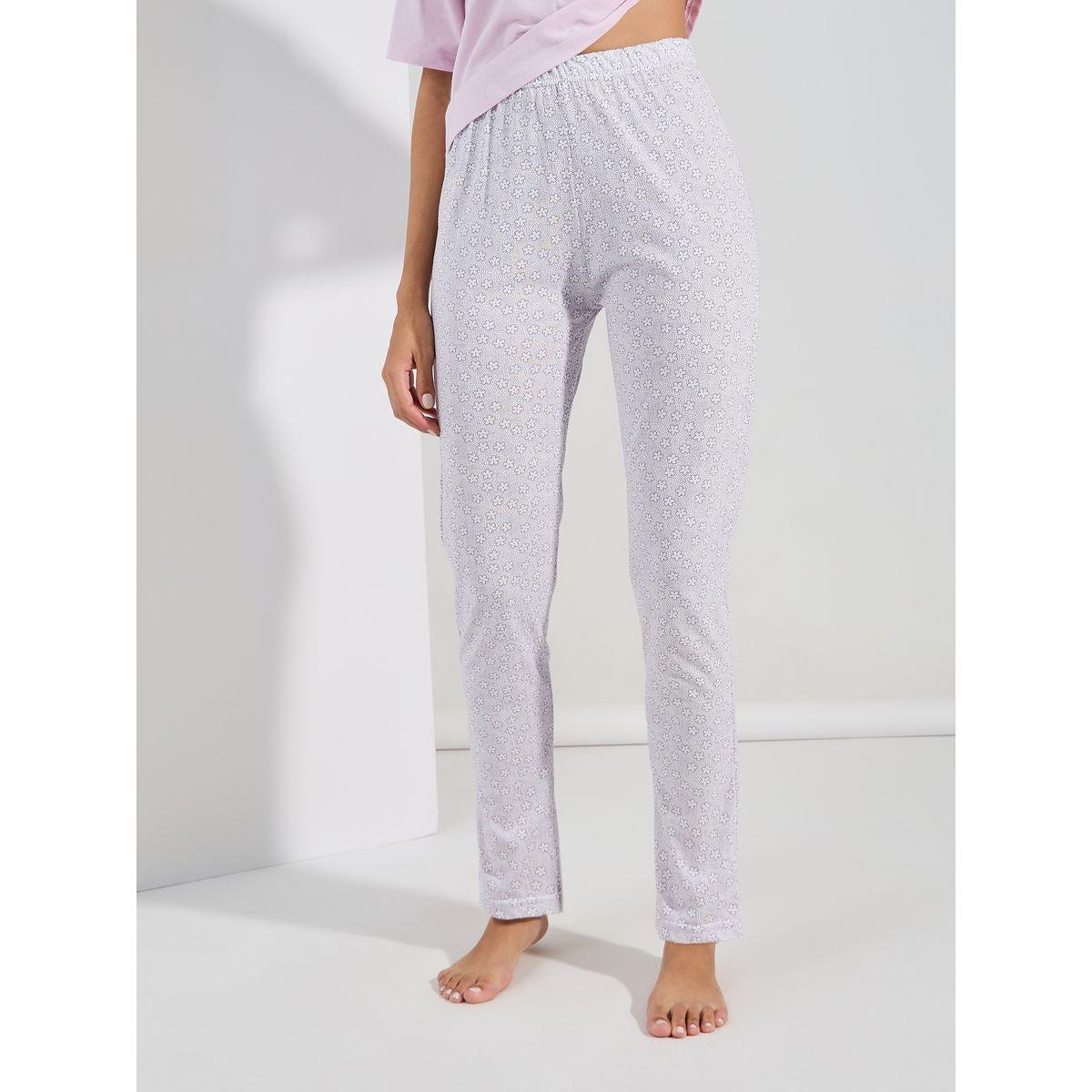 Styli Unwind Butterfly Graphic Drop Shoulder T-Shirt & AOP Pyjama Set-women-clothing-nightwear-pyjamas-longsets-image-7