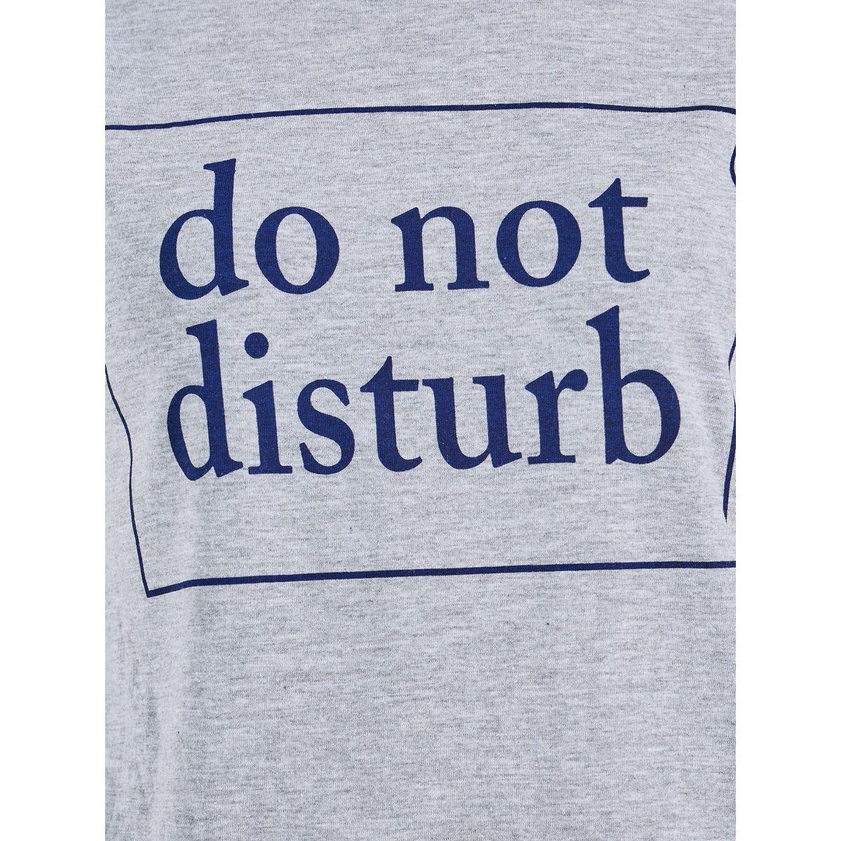 Styli Unwind Do Not Disturb Slogan T-Shirt & Checked Pyjama Set-women-clothing-nightwear-pyjamas-longsets-image-4