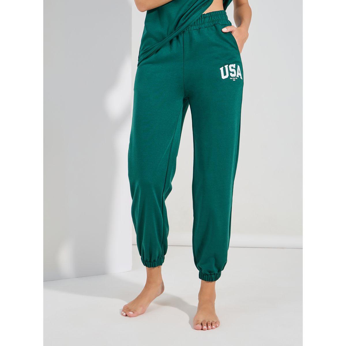 Styli Unwind USA Graphic Short Sleeves Top & Joggers Lounge Set-women-clothing-coordsets-image-4