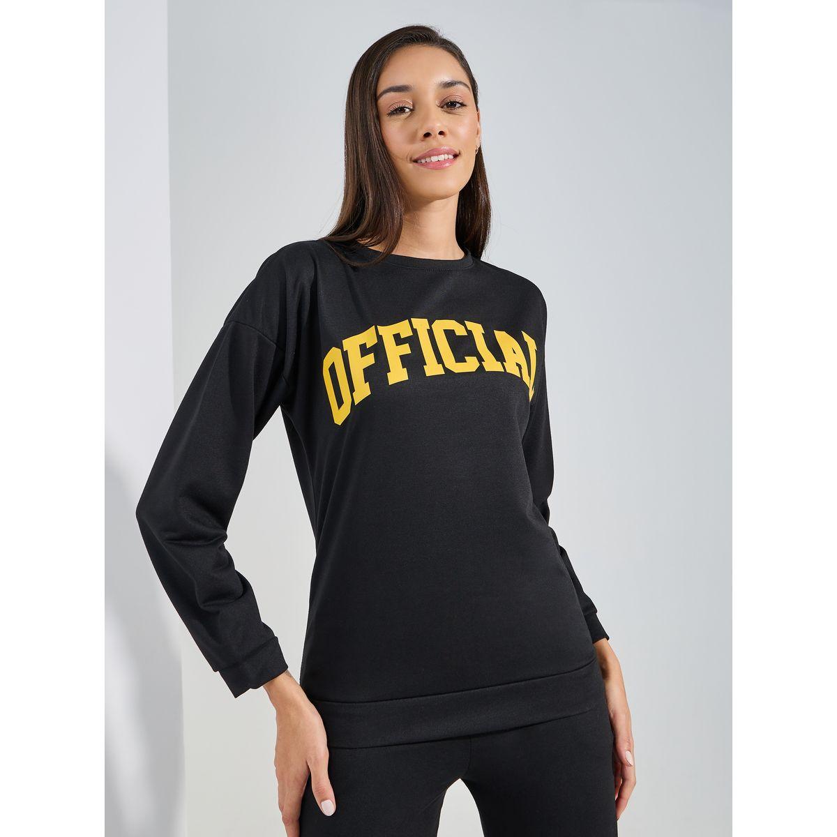 Styli Unwind Official Slogan Long Sleeves Top & Joggers Lounge Set-women-clothing-coordsets-image-3