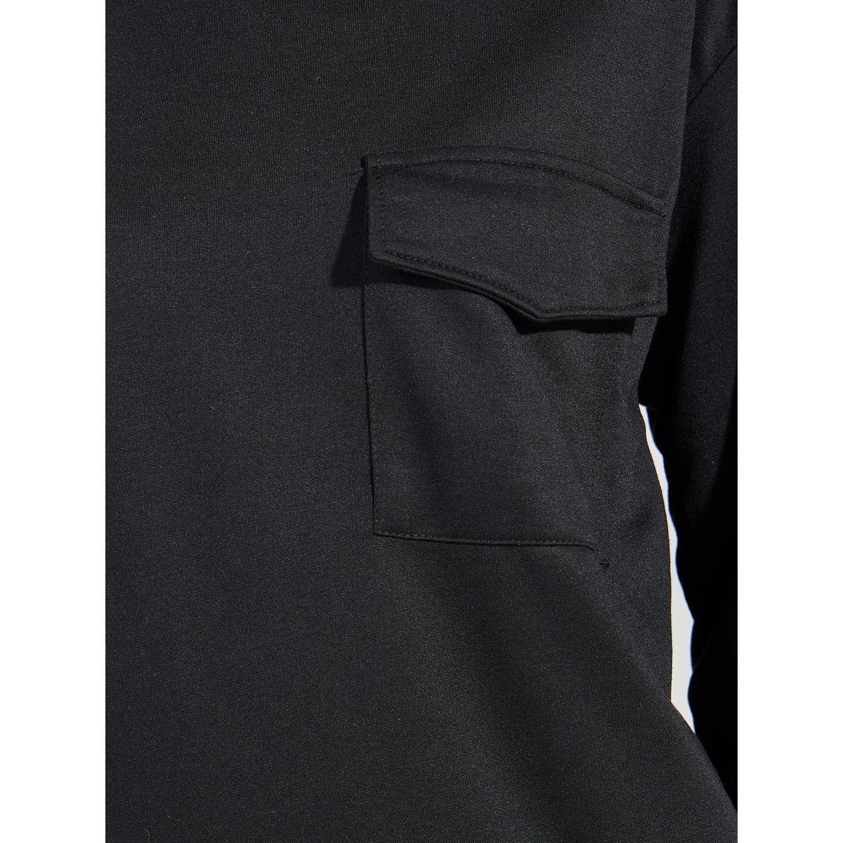 Styli Unwind Solid Long Sleeves Pocket Top & Joggers Lounge Set-women-clothing-coordsets-image-4