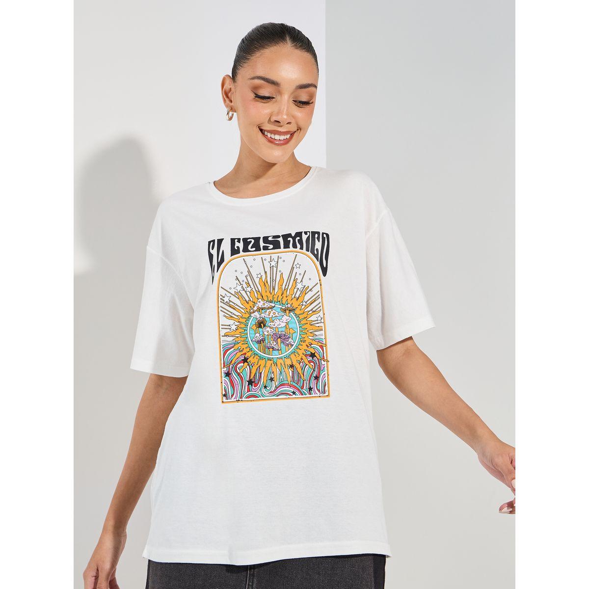 Styli Oversized Sun and Moon Graphic Print T-Shirt-women-clothing-tshirts-image-3