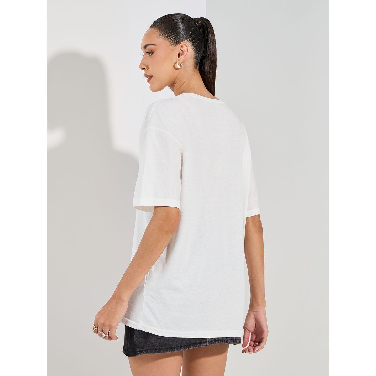 Styli Oversized Sun and Moon Graphic Print T-Shirt-women-clothing-tshirts-image-5
