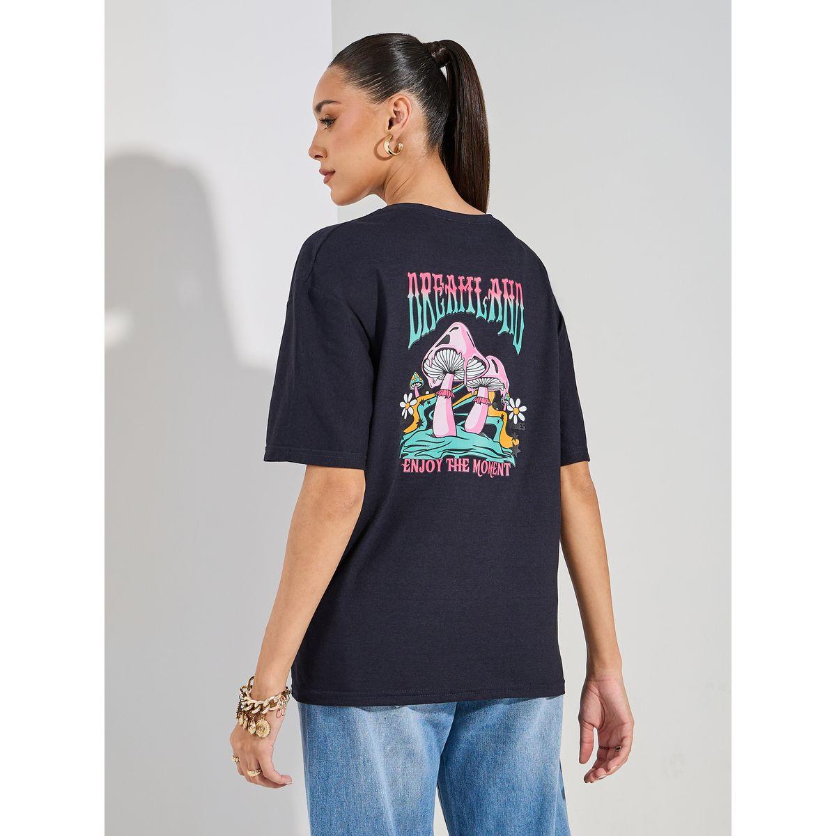 Styli Oversized Dreamland Graphic Print T-Shirt-women-clothing-tshirts-image-6