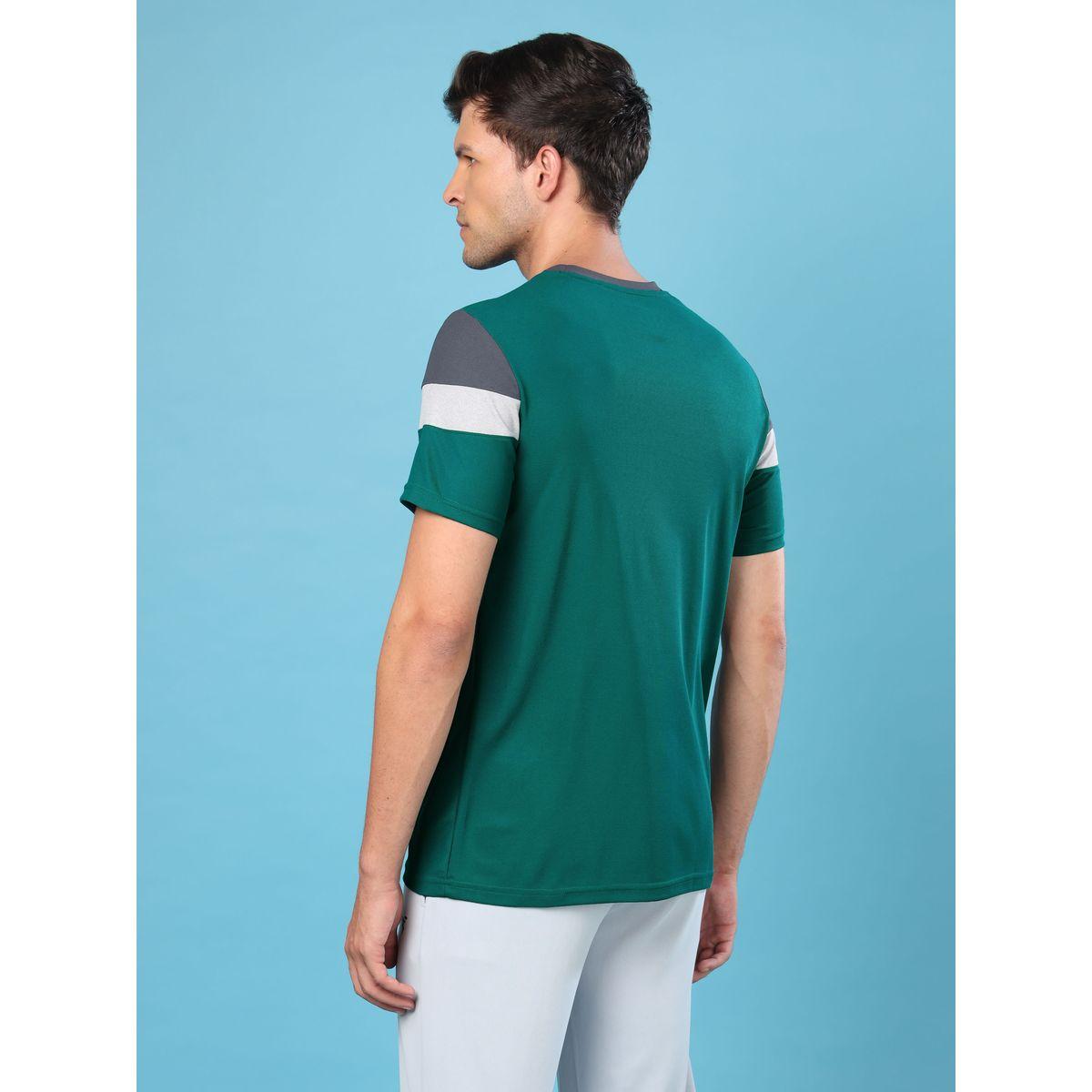 Technosport X Styli  Colorblock Crew Neck Pique Slim Fit T-Shirt-men-clothing-sportswearandactivewear-tshirtsandpolos-image-3