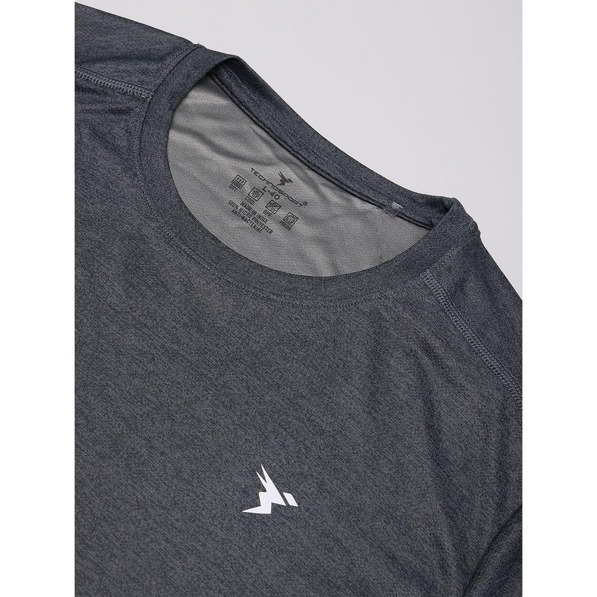 تيشيرت ميلانج بقصة سليم فت واكمام طويلة تكنوسبورت × ستايلي-men-clothing-sportswearandactivewear-tshirtsandpolos-image-4