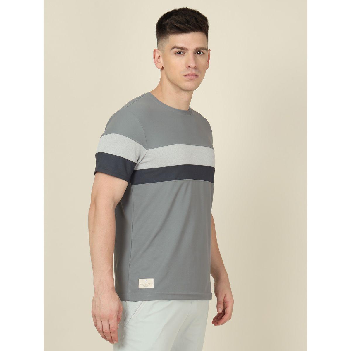Technosport X Styli  Colorblock Crew Neck Slim Fit T-Shirt-men-clothing-sportswearandactivewear-tshirtsandpolos-image-2
