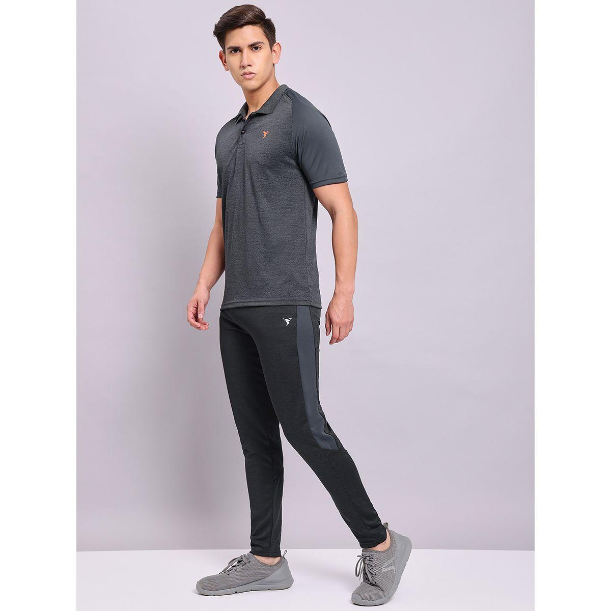 Technosport X Styli  Slim Fit Melange Polo with Logo Detail-men-clothing-sportswearandactivewear-tshirtsandpolos-image-4