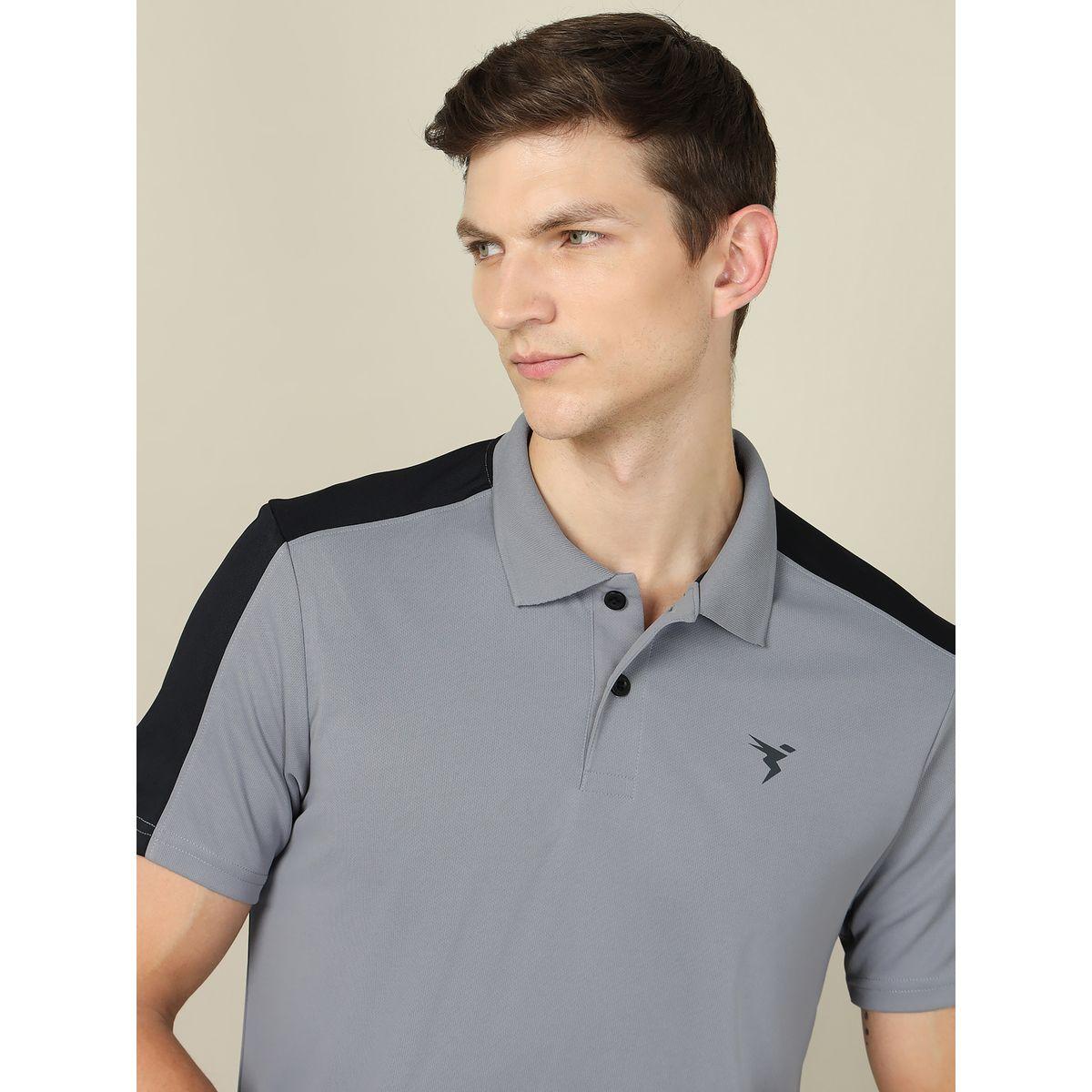 Technosport X Styli  Contrast Panel Detail Slim Fit Polo-men-clothing-sportswearandactivewear-tshirtsandpolos-image-2