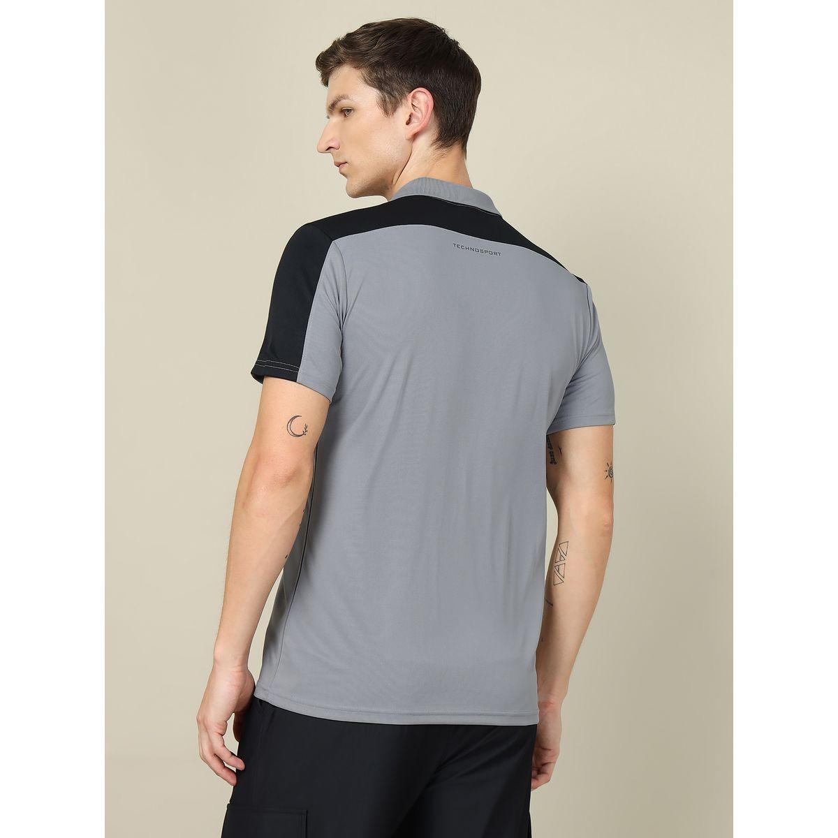 Technosport X Styli  Contrast Panel Detail Slim Fit Polo-men-clothing-sportswearandactivewear-tshirtsandpolos-image-4
