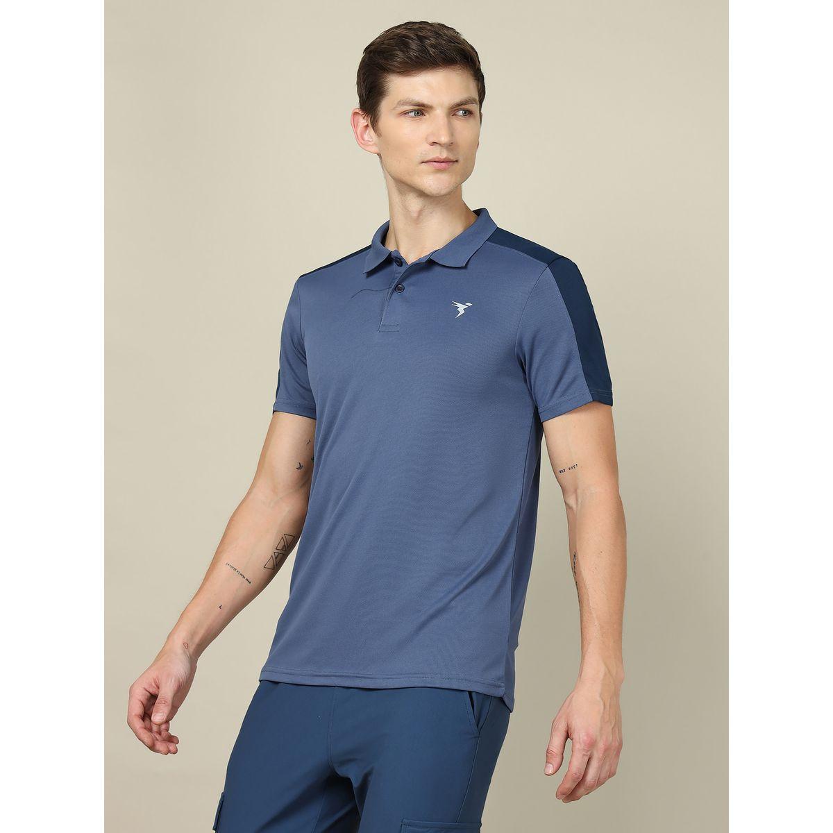 Technosport X Styli  Contrast Panel Detail Slim Fit Polo-men-clothing-sportswearandactivewear-tshirtsandpolos-image-1