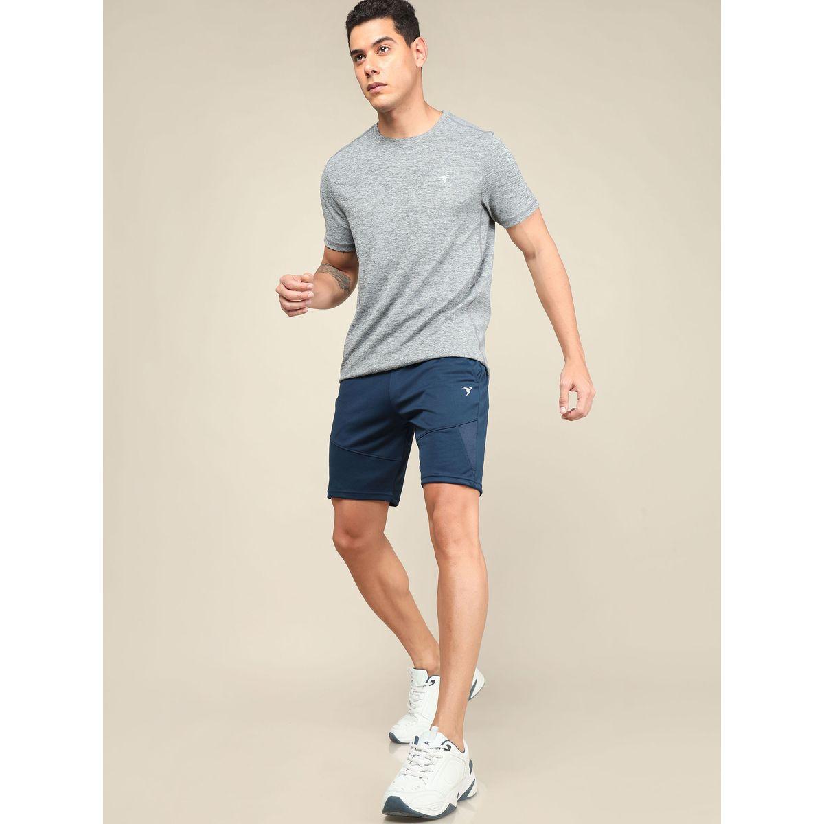 Technosport X Styli  Solid Slim Fit Logo Detail Shorts-men-clothing-sportswearandactivewear-bottoms-image-4
