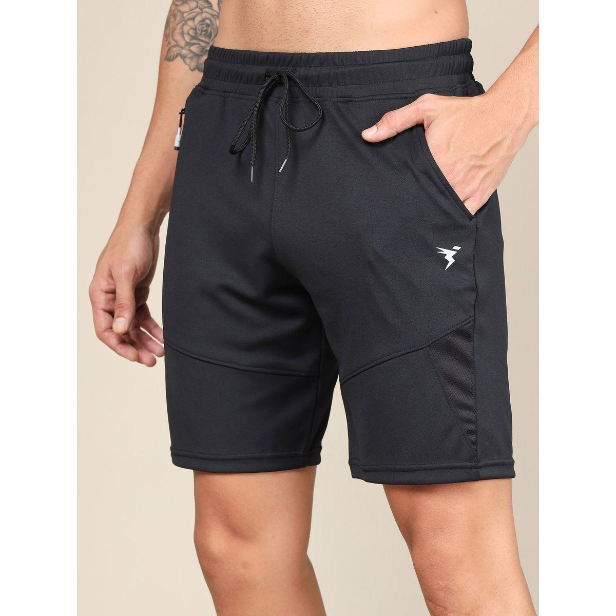 Technosport X Styli  Solid Slim Fit Shorts-men-clothing-sportswearandactivewear-bottoms-image-3
