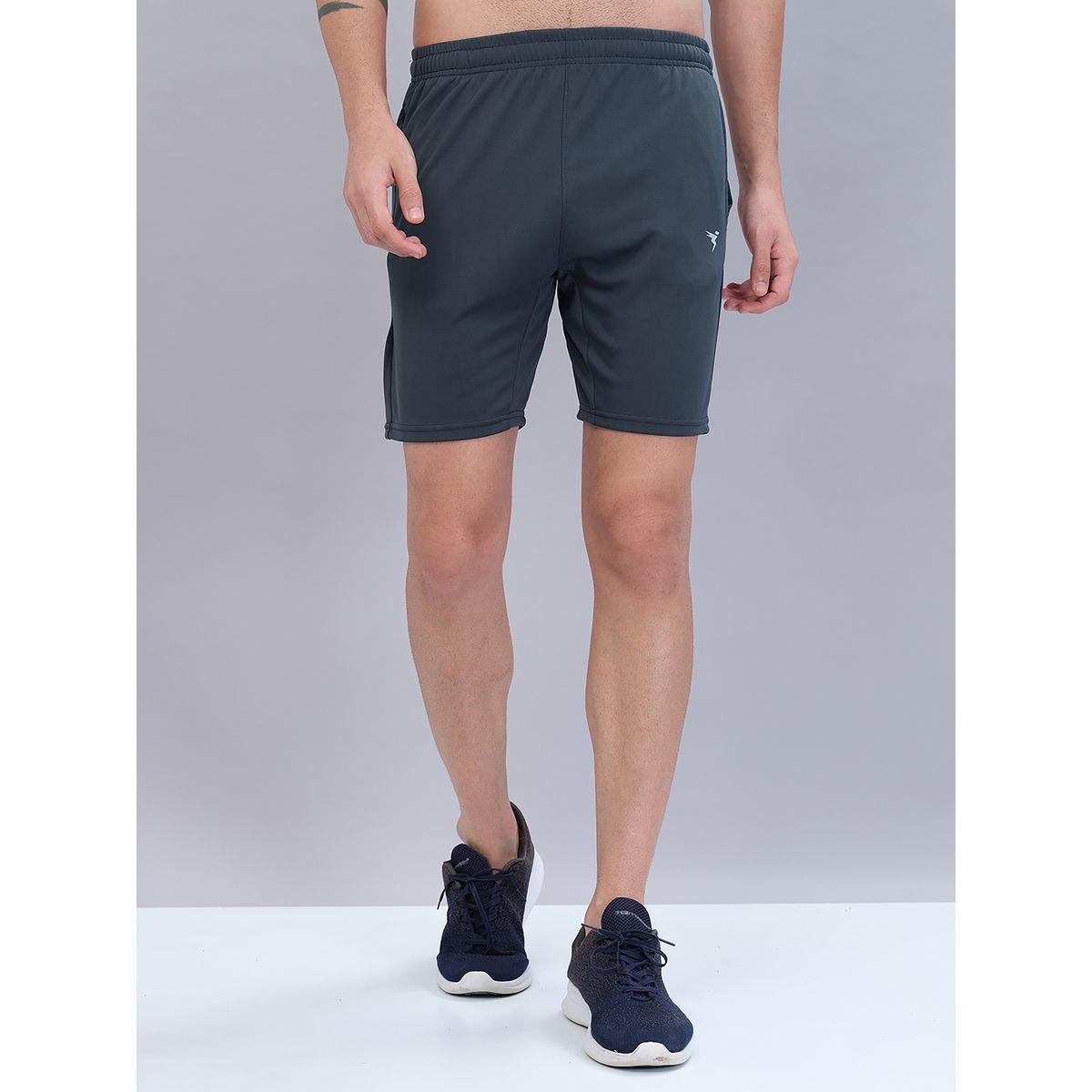 Technosport X Styli  Solid Slim Fit Shorts-men-clothing-sportswearandactivewear-bottoms-image-1
