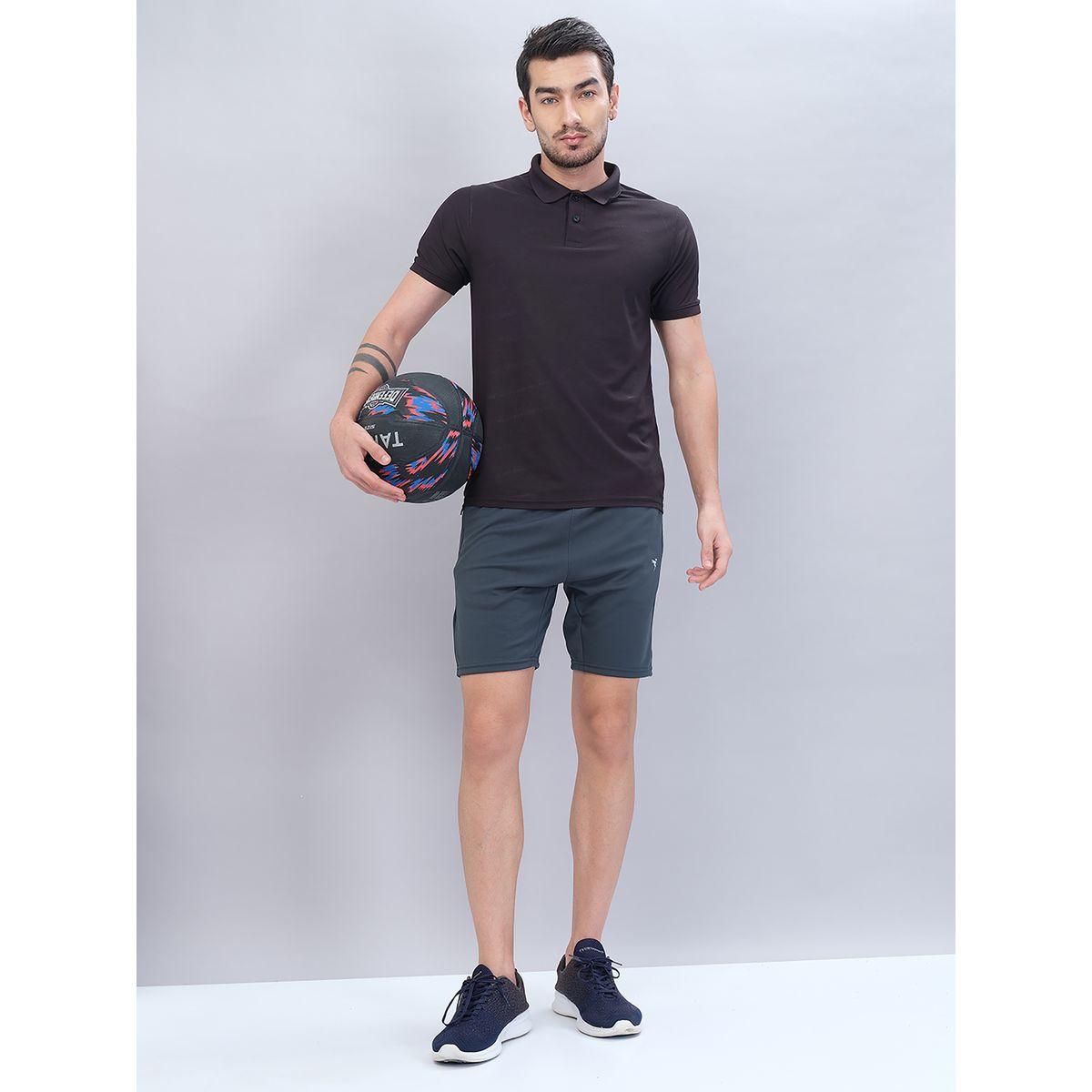 Technosport X Styli  Solid Slim Fit Shorts-men-clothing-sportswearandactivewear-bottoms-image-3