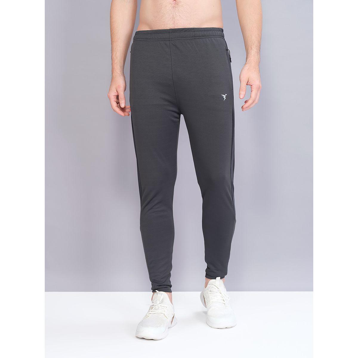 Technosport X Styli  Solid Slim Fit Track Pant with Logo Detail-men-clothing-sportswearandactivewear-bottoms-image-1