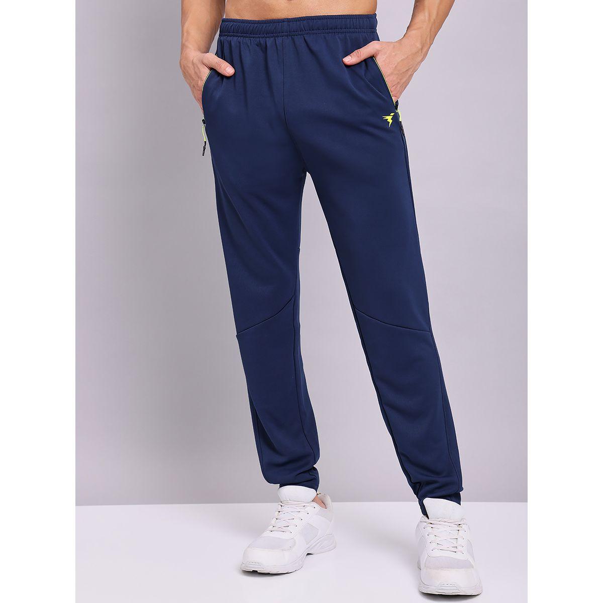 Technosport X Styli  Solid Slim Fit Track Pant with Logo Detail-men-clothing-sportswearandactivewear-bottoms-joggers-image-1