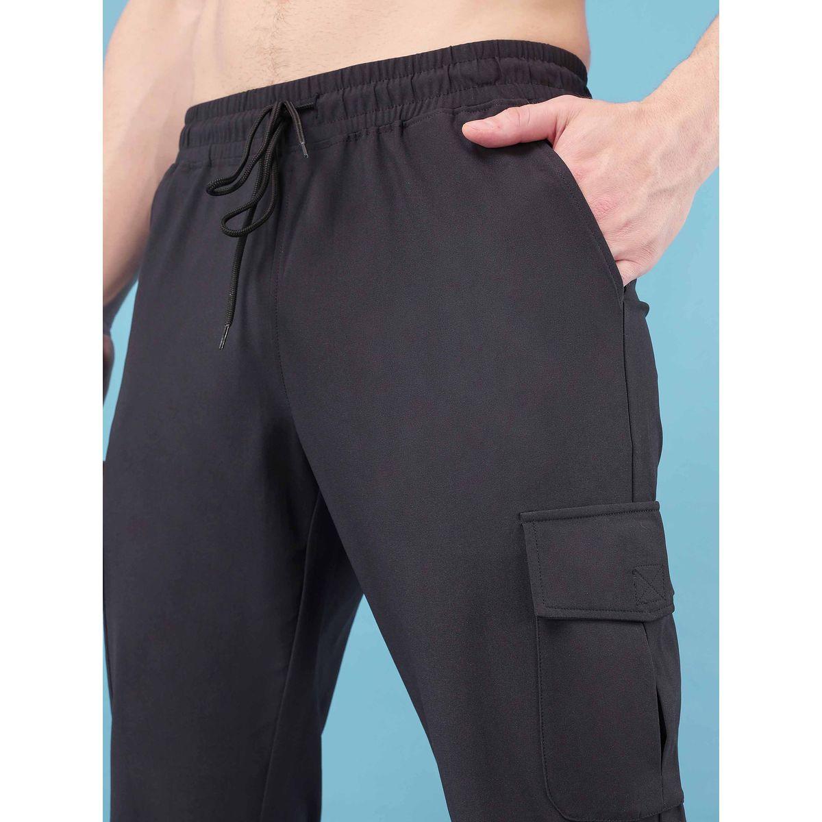Technosport X Styli  Solid 4-Way Stretch Joggers with Side Pocket-men-clothing-sportswearandactivewear-bottoms-image-3