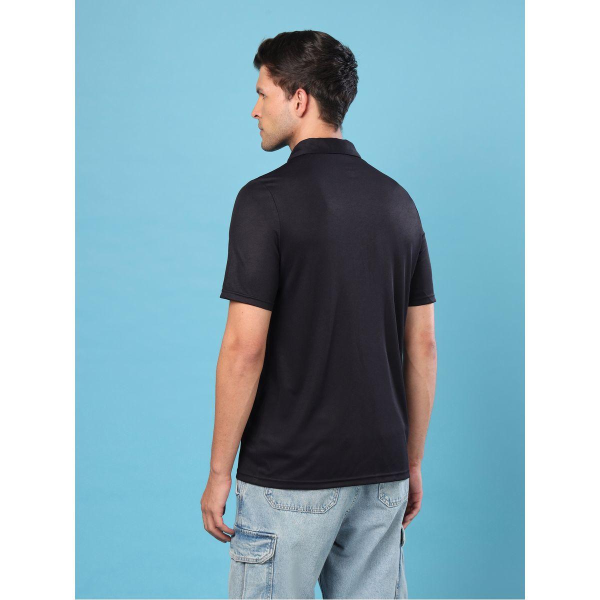 Technosport X Styli  Solid Slim Fit Shirt with Buttons-men-clothing-shirts-image-3