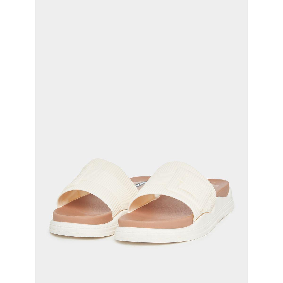 Styli Textured Strap Comfortable Slides-women-shoes-flipflopsandslides-image-2