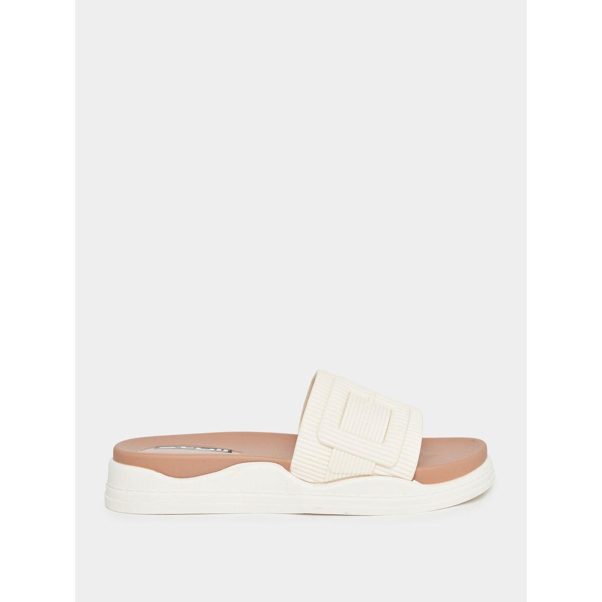 Styli Textured Strap Comfortable Slides-women-shoes-flipflopsandslides-image-3