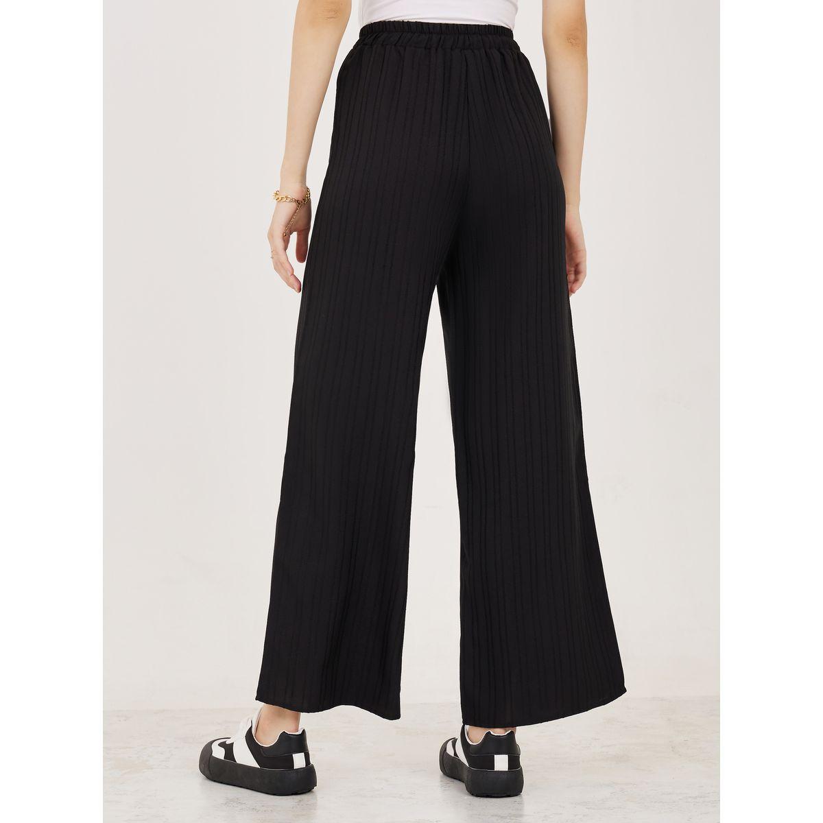 Take Two Textured Wide Leg Pants with Drawstring-women-clothing-bottoms-trousers-image-4