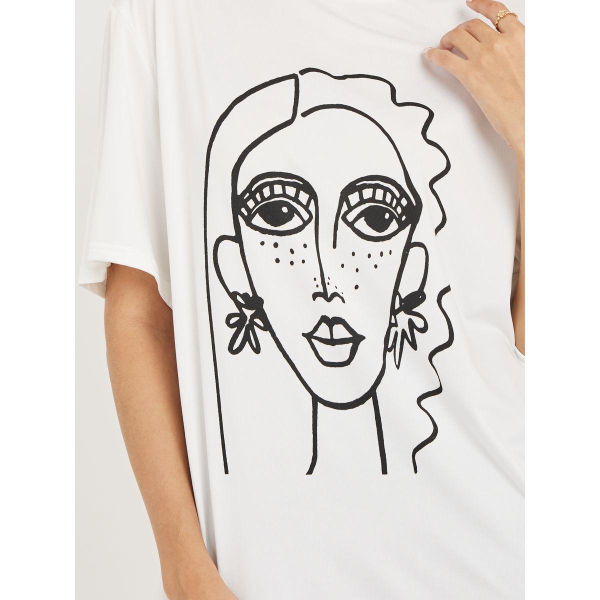 Styli Oversized Girl Graphic Print T-Shirt-women-clothing-tshirts-image-3